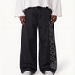 ARCHIVE 'STATEMENT' NYLON PANTS - BLACK