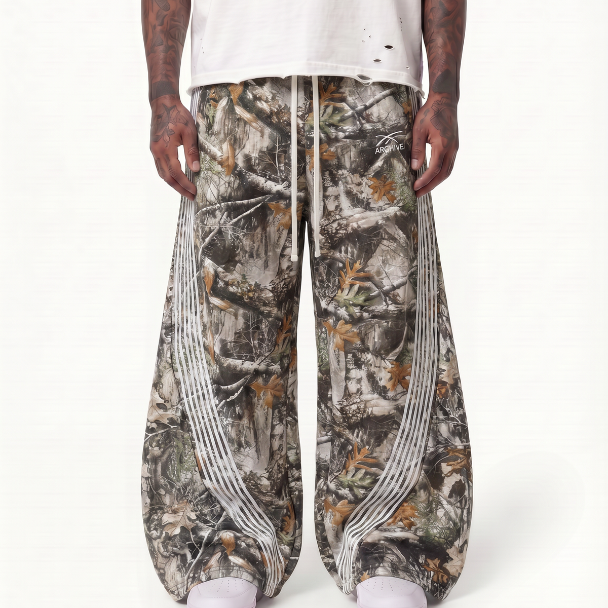 ARCHIVE CAMO WIDELEG SWEATPANTS