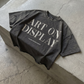 "ART ON DISPLAY" RHINESTONE DISTRESSTED TEE