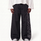 ARCHIVE 'STATEMENT' NYLON PANTS - BLACK