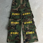 'ART ON DISPLAY' CAMO CARGO PANTS
