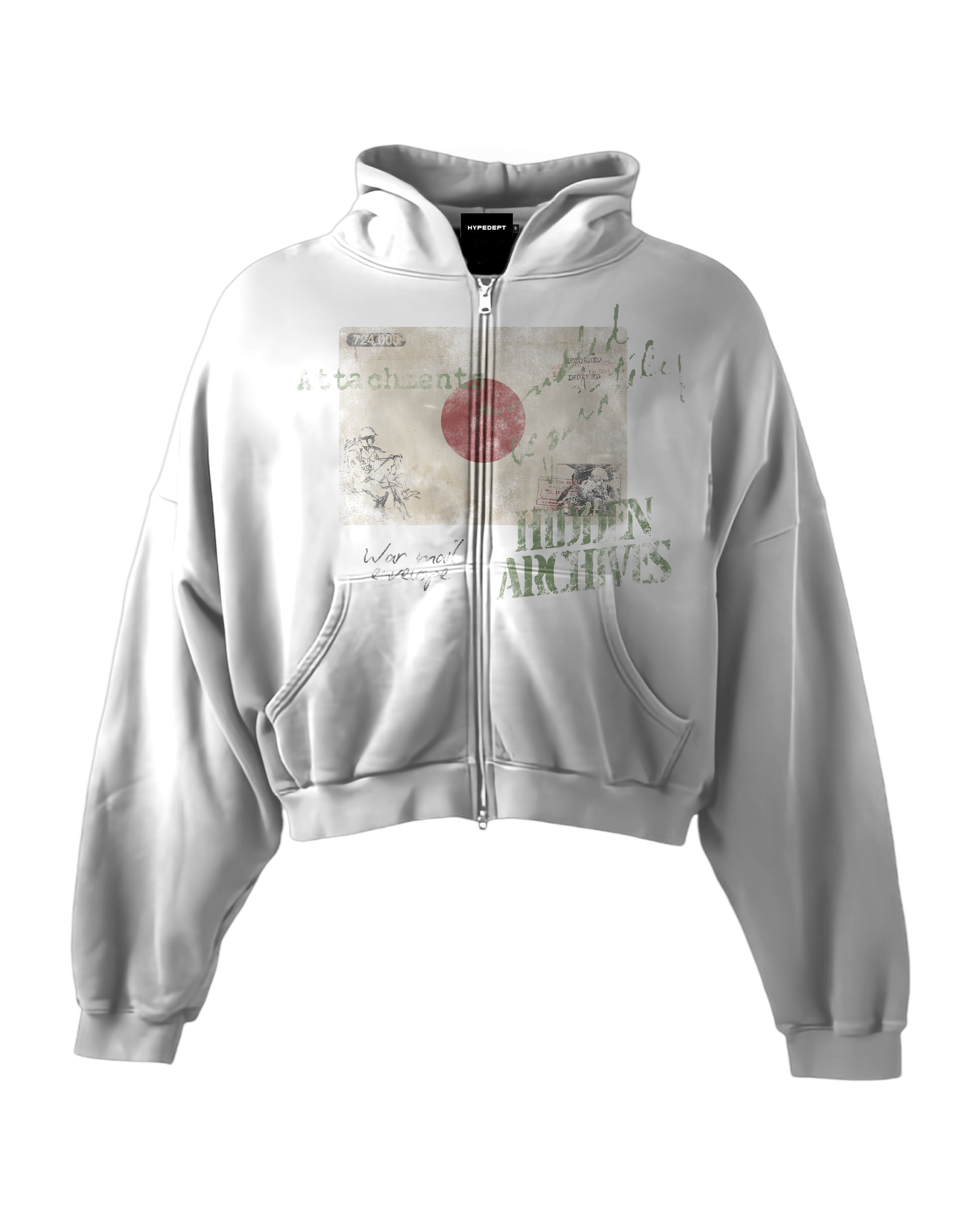 'JAPAN' HEAVYWEIGHT BOXY ZIPUP HOODIE