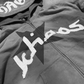 KHAÖS ZIP-UP HOODIE GRAY