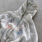'STAMPS II' HEAVYWEIGHT BOXY ZIPUP HOODIE — White — additional product view