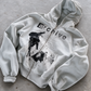 'REVENANT' HEAVYWEIGHT BOXY ZIPUP HOODIE — White — additional product view
