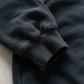 'ALTER-EGO' HEAVYWEIGHT BOXY ZIPUP HOODIE — Black — additional product view