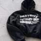 'HEAVENLY' 500G HEAVYWEIGHT HOODIE — Black — additional product view