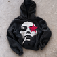 'LOST STAR' 500G HEAVYWEIGHT HOODIE — Red — additional product view