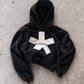 'ASTERIX' 500G HEAVYWEIGHT HOODIE — Black — additional product view