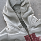 'JULY1974' HEAVYWEIGHT BOXY ZIPUP HOODIE — White — additional product view