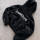 'ARCHIVE9' 500G HEAVYWEIGHT HOODIE — Black — additional product view
