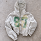 '97' HEAVYWEIGHT BOXY ZIPUP HOODIE — White — additional product view
