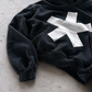 'ASTERIX' 500G HEAVYWEIGHT HOODIE — Black — additional product view
