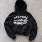 'HEAVENLY' 500G HEAVYWEIGHT HOODIE — Black — additional product view