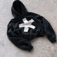 'ASTERIX' 500G HEAVYWEIGHT HOODIE — Black — additional product view
