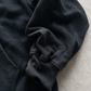 'REVENANT' HEAVYWEIGHT BOXY ZIPUP HOODIE — Black — additional product view