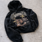 'ALI' 500G HEAVYWEIGHT HOODIE — Black — additional product view