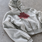 'JULY1974' HEAVYWEIGHT BOXY ZIPUP HOODIE — White — additional product view