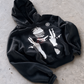 'TARGET' 500G HEAVYWEIGHT HOODIE — Black — additional product view