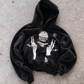 'TARGET' 500G HEAVYWEIGHT HOODIE — Black — additional product view