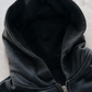 'HIDDEN ARCHIVES' HEAVYWEIGHT BOXY ZIPUP HOODIE — Black — additional product view