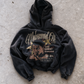 'ALI' 500G HEAVYWEIGHT HOODIE — Black — additional product view