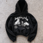'HEAVENLY II' 500G HEAVYWEIGHT HOODIE — Black — additional product view