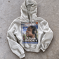 'ROCKY' HEAVYWEIGHT BOXY ZIPUP HOODIE — White — additional product view