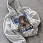 'ROCKY' HEAVYWEIGHT BOXY ZIPUP HOODIE — White — additional product view