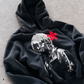 'VAMP' 500G HEAVYWEIGHT HOODIE — Black — additional product view