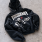 'VISIONARY X' 500G HEAVYWEIGHT HOODIE — Black — additional product view