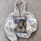 'ROCKY' HEAVYWEIGHT BOXY ZIPUP HOODIE — White — additional product view