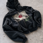 'JAPAN' HEAVYWEIGHT BOXY ZIPUP HOODIE — Black — additional product view