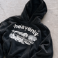 'HEAVENLY' 500G HEAVYWEIGHT HOODIE — Black — additional product view