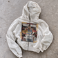 'BALLHOG' HEAVYWEIGHT BOXY ZIPUP HOODIE — White — additional product view