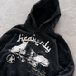 'HEAVENLY II' 500G HEAVYWEIGHT HOODIE — Black — additional product view