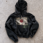 'JAPAN' HEAVYWEIGHT BOXY ZIPUP HOODIE — Black — additional product view