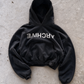 'ARCHIVE9' 500G HEAVYWEIGHT HOODIE — Black — additional product view