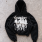 'MANIAC' 500G HEAVYWEIGHT HOODIE — Black — additional product view
