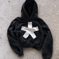 'ASTERIX' 500G HEAVYWEIGHT HOODIE — Black — additional product view