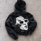 'ARCHIVE9 II' 500G HEAVYWEIGHT HOODIE — Black — additional product view