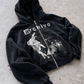 'REVENANT' HEAVYWEIGHT BOXY ZIPUP HOODIE — Black — additional product view