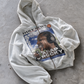'ROCKY' HEAVYWEIGHT BOXY ZIPUP HOODIE — White — additional product view