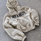 'NOT A MODEL' HEAVYWEIGHT BOXY ZIPUP HOODIE — Tan — additional product view