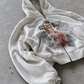 'SAVE ME' HEAVYWEIGHT BOXY ZIPUP HOODIE — White — additional product view
