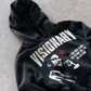 'VISIONARY X' 500G HEAVYWEIGHT HOODIE — Black — additional product view