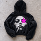 'LOST STAR' 500G HEAVYWEIGHT HOODIE — Pink — additional product view