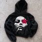 'LOST STAR' 500G HEAVYWEIGHT HOODIE — Red — additional product view