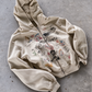 'GRAFFITI DREAMS' HEAVYWEIGHT BOXY ZIPUP HOODIE — Tan — additional product view