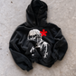 'VAMP' 500G HEAVYWEIGHT HOODIE — Black — additional product view